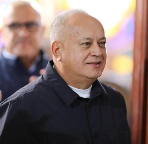  Diosdado Cabello Vicepresidente de gobierno para la seguridad ciudadana y Ministro de Interior, Justicia y paz.